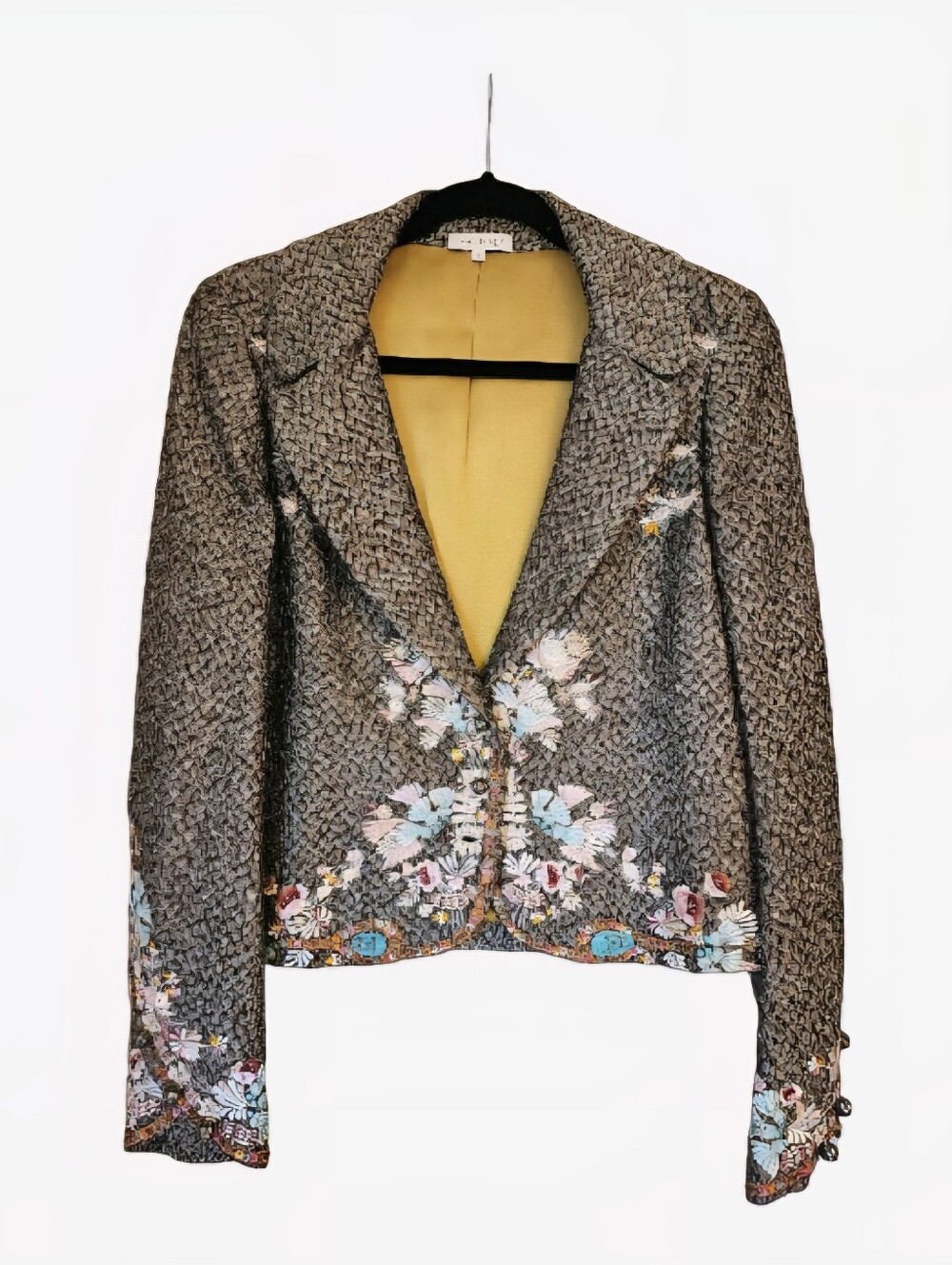 Vintage Zac Posen Embroidered Blazer Size 8